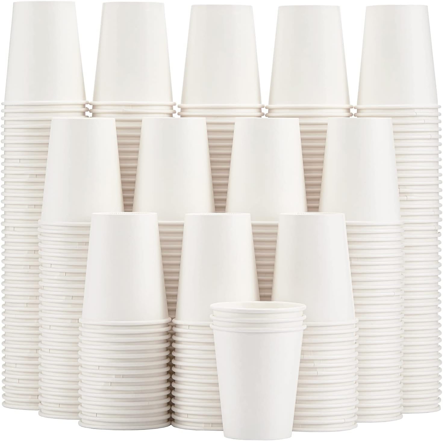Lamosi 300 Pack Paper Cups 8 oz, Disposable Coffee Cups, Paper Coffee Cups